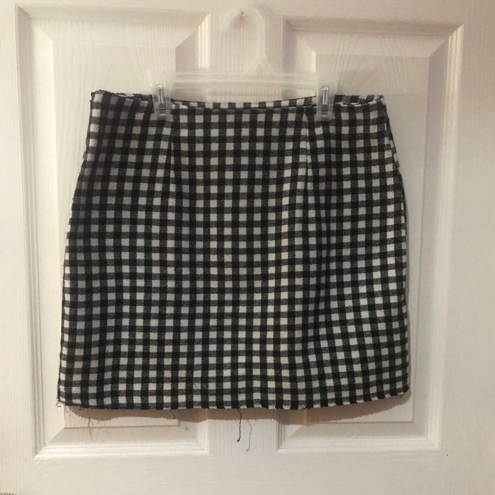Gingham skirt